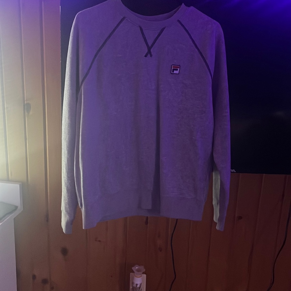 Grey Fila sweatshirt